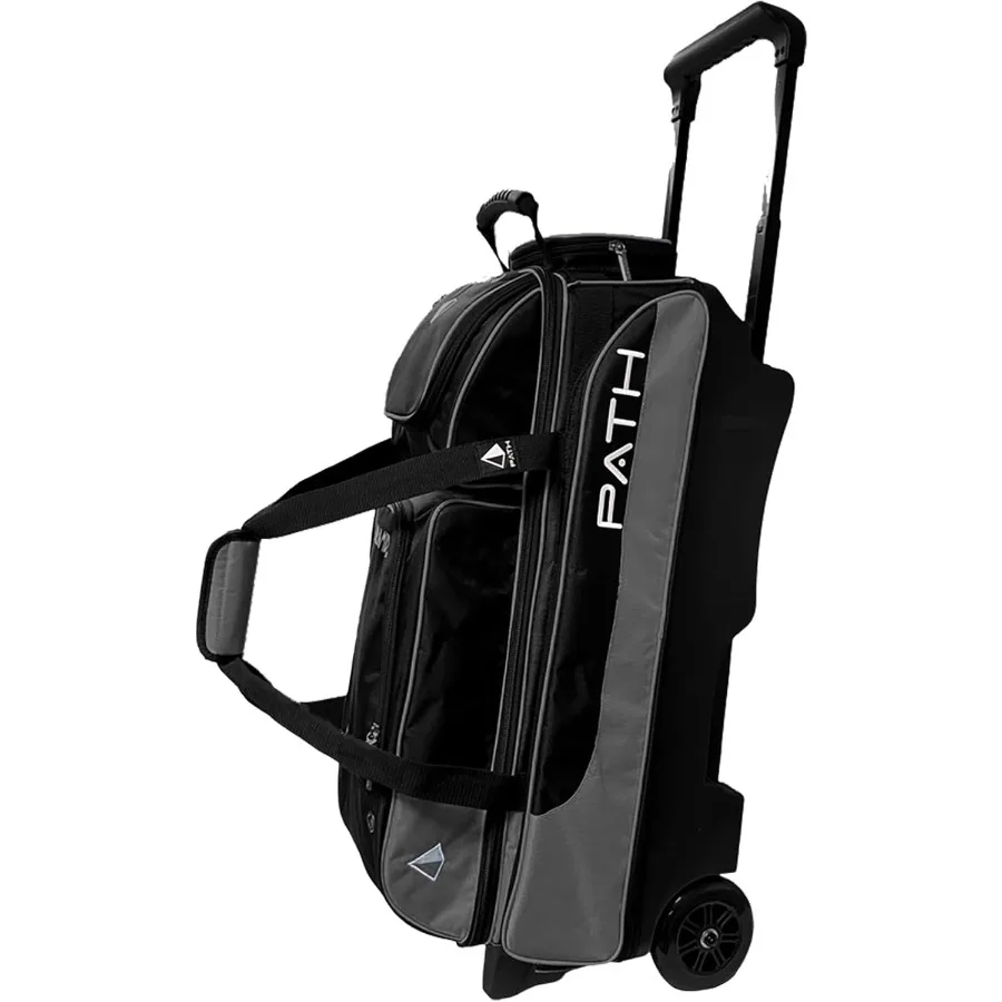 Pyramid Path Triple Premium Deluxe Roller Bowling Bag with Extra Large Separate Shoe Compartment Up to US Men's Size 16 5 Acces
Pyramid Path Triple Premium Deluxe Roller Bowling Bag with Extra Large Separate Shoe Compartment Up to US Men's Size 16 5 Acces