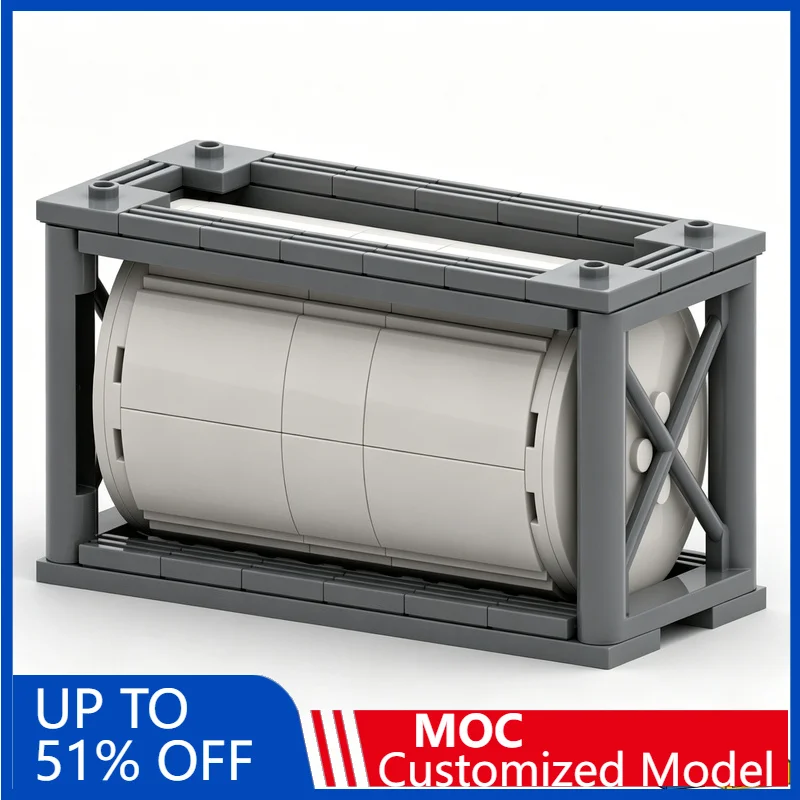 NEW 138PCS 20Ft Tank Container Model Building Blocks DIY Educational Assembly Toy Creative Display Collection Gift For Children
NEW 138PCS 20Ft Tank Container Model Building Blocks DIY Educational Assembly Toy Creative Display Collection Gift For Children