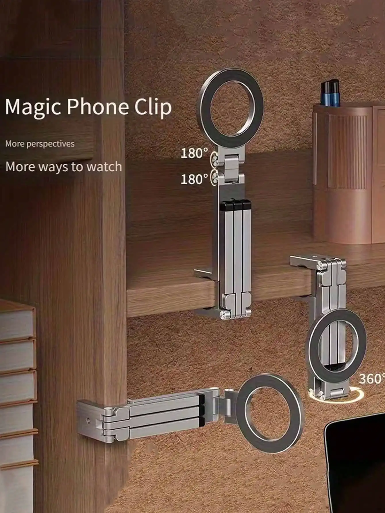 1 Pc Portable Magnetic Tripod, Magnetic Foldable Travel Phone Holder, Other Storage Rack, Made Of Durable Plastic And Aluminum Alloy, 360° Rotatable And Adjustable, Suitable For Airplanes, Cars, And Desktops. Phone Holder, Bedroom, Storage, Home Decor, Ba
1 Pc Portable Magnetic Tripod, Magnetic Foldable Travel Phone Holder, Other Storage Rack, Made Of Durable Plastic And Aluminum Alloy, 360° Rotatable And Adjustable, Suitable For Airplanes, Cars, And Desktops. Phone Holder, Bedroom, Storage, Home Decor, Ba