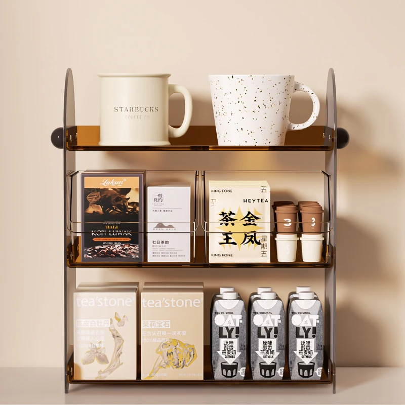 Retro Kitchen Storage Shelf, Multi-Tier Cup & Tea Bag Holder, Drawer Drain Rack for Coffee Mugs Desktop Organize
Retro Kitchen Storage Shelf, Multi-Tier Cup & Tea Bag Holder, Drawer Drain Rack for Coffee Mugs Desktop Organize