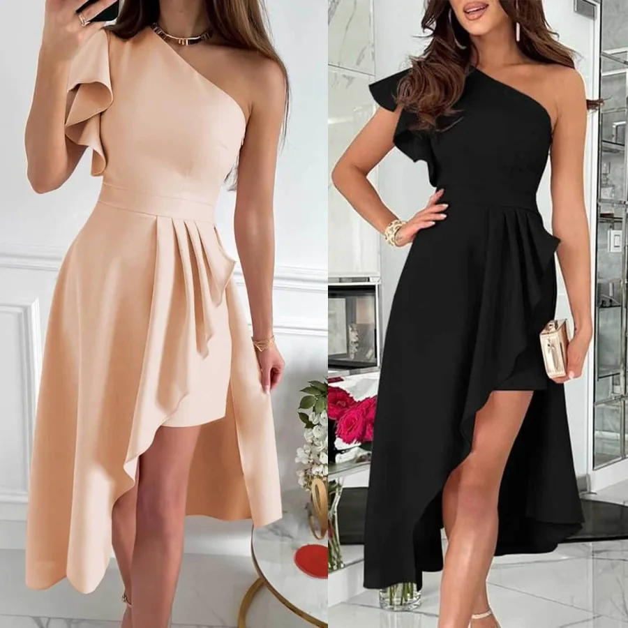 【New style】2026 new - one-shoulder pleated wedding bridesmaid mid-long ball banquet small evening dress jumpsuit
【New style】2026 new - one-shoulder pleated wedding bridesmaid mid-long ball banquet small evening dress jumpsuit