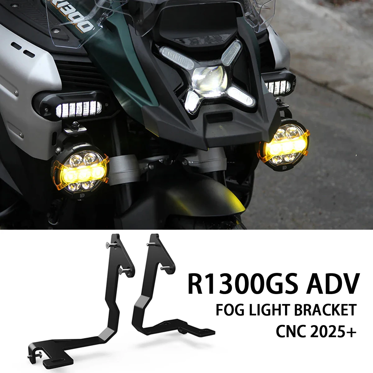 2025 R1300GS Adventure Motorcycle Auxiliary Lights Holder Support For BMW R1300GS ADV Fog Light LED Bracket Accessories
2025 R1300GS Adventure Motorcycle Auxiliary Lights Holder Support For BMW R1300GS ADV Fog Light LED Bracket Accessories
