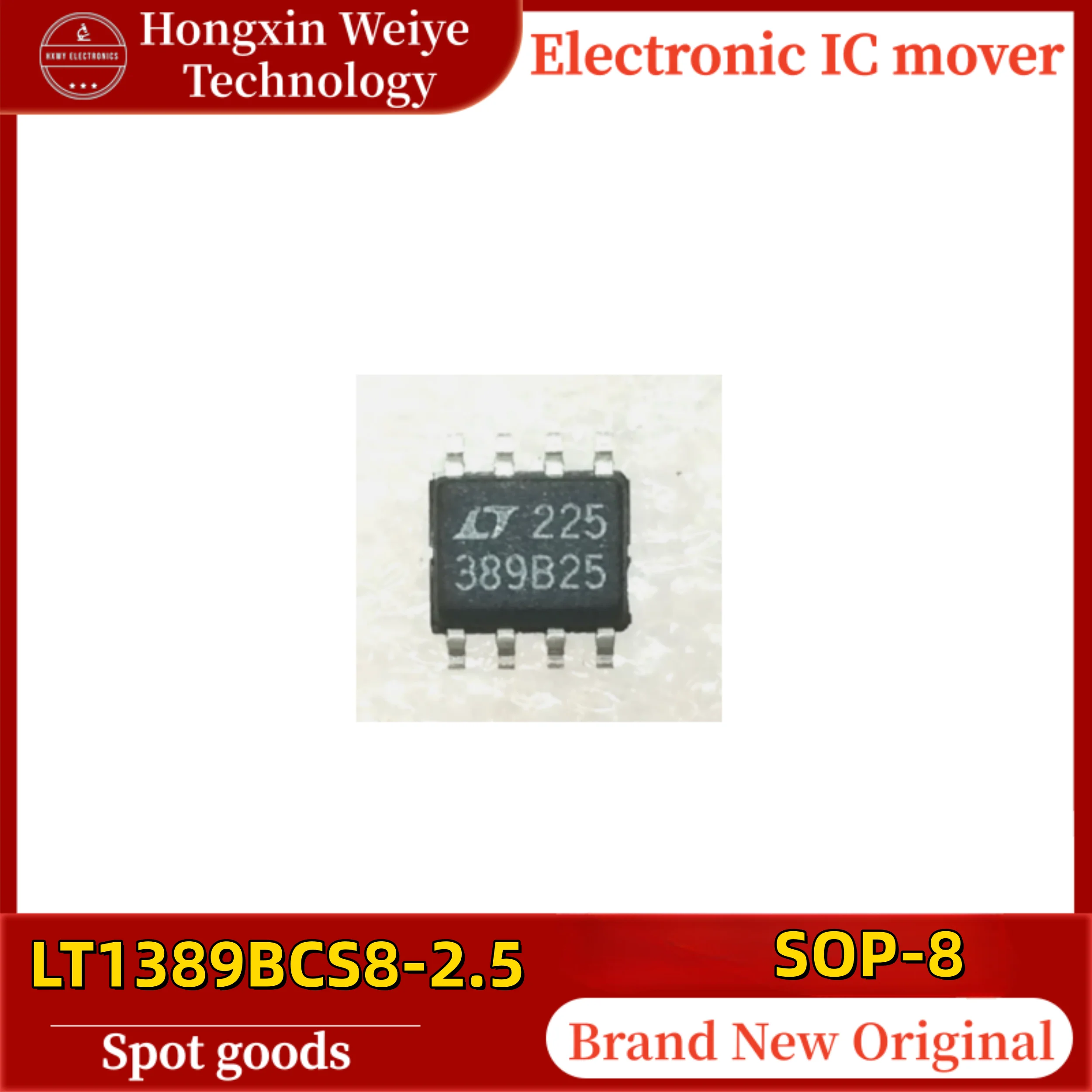 (1/5 pieces) LT1389BCS8-2.5 389B25 SOP-8 Precision Voltage Reference IC 2.5V Original Brand New In Stock Fast Shipping
(1/5 pieces) LT1389BCS8-2.5 389B25 SOP-8 Precision Voltage Reference IC 2.5V Original Brand New In Stock Fast Shipping