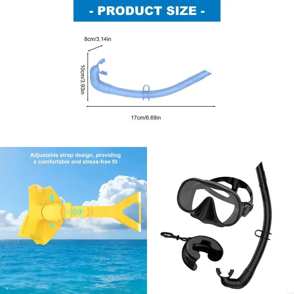 Scubas Goggles Tempered Glass Antileak Diving Panoramic Wide Views Snorkel Mask 24BD
Scubas Goggles Tempered Glass Antileak Diving Panoramic Wide Views Snorkel Mask 24BD