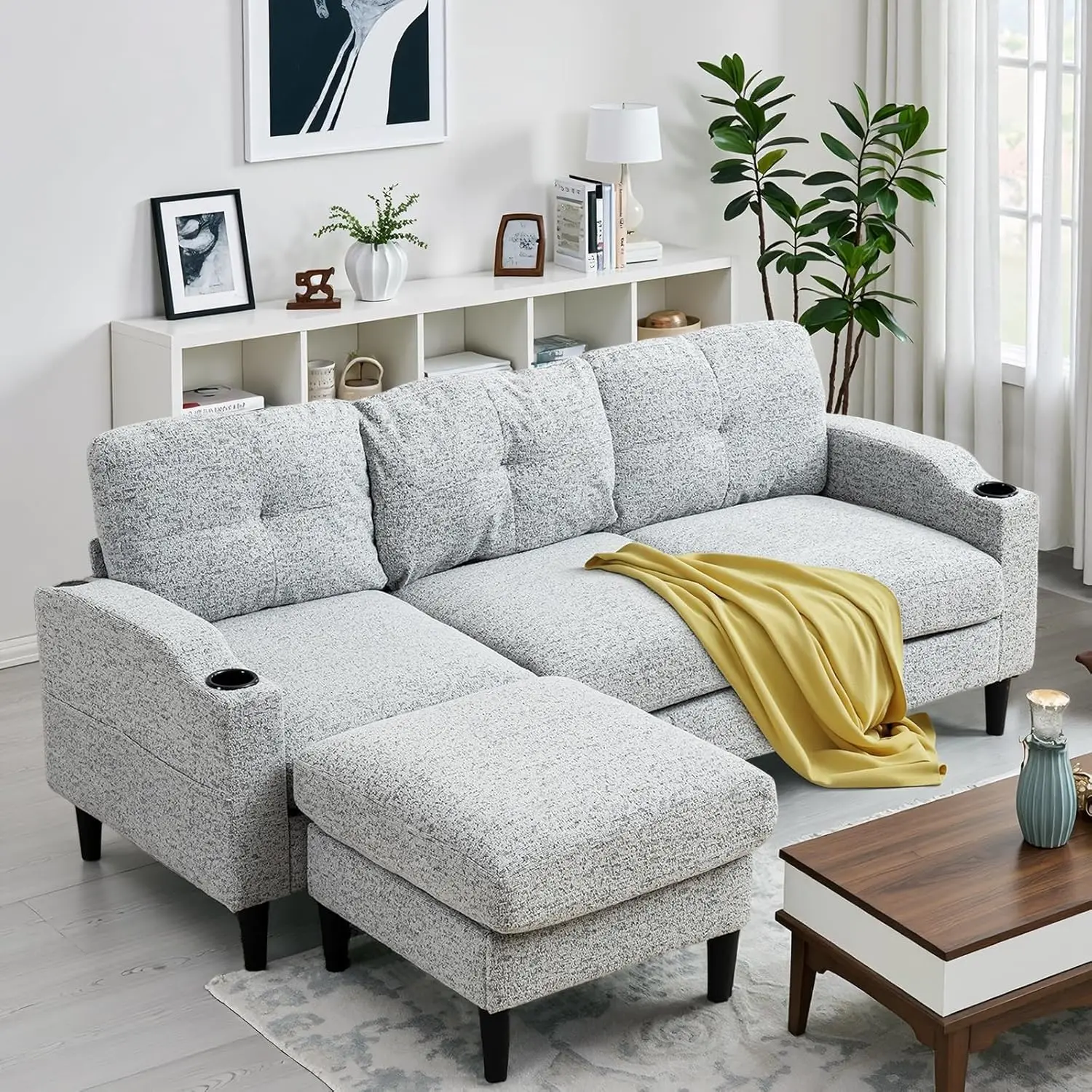 78" Small Sectional Couch Sofas, Convertible Sectional Couches with Storage Chaise & USB Charging for Living Room, Sectionals So
78" Small Sectional Couch Sofas, Convertible Sectional Couches with Storage Chaise & USB Charging for Living Room, Sectionals So