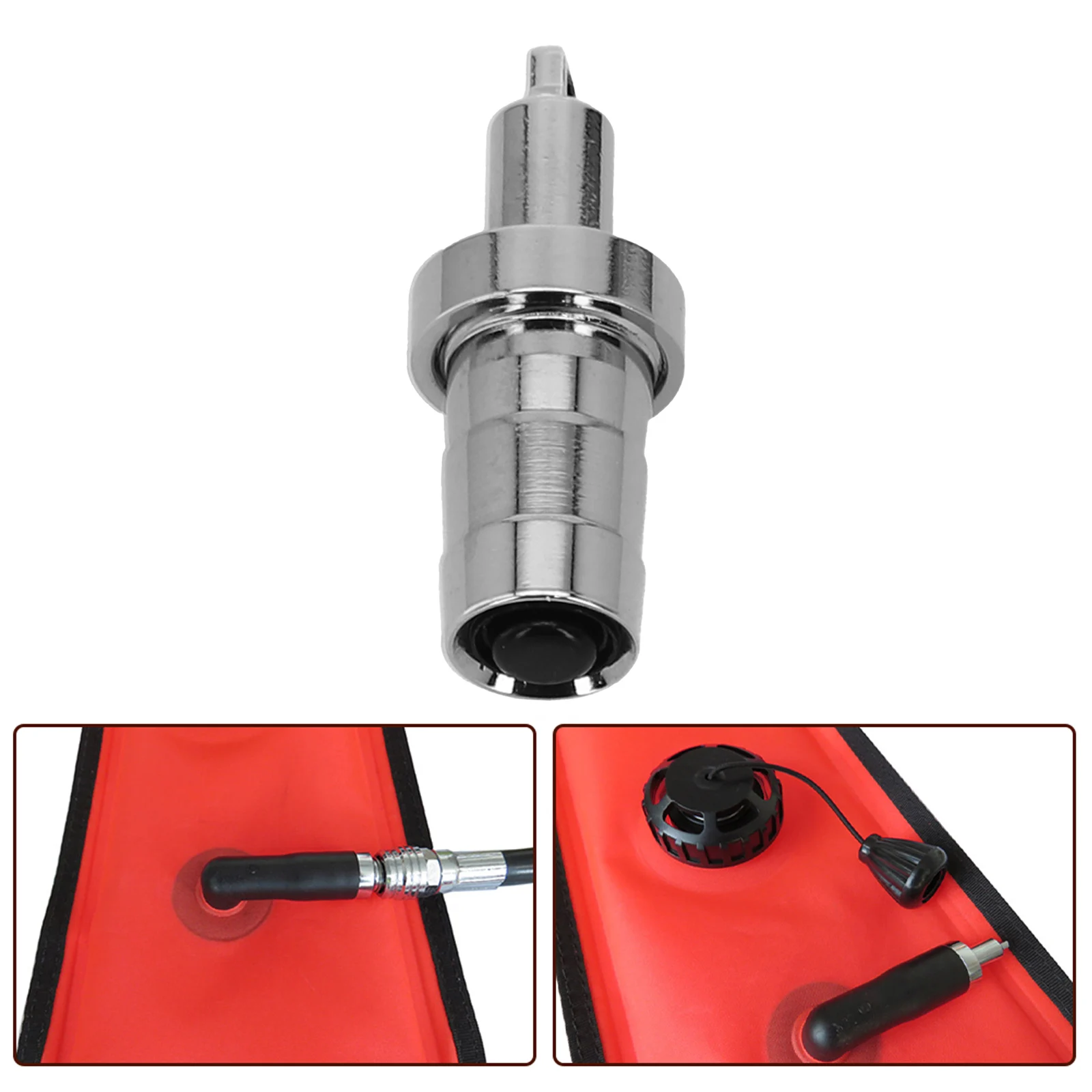 Адаптер для шланга BCD для насадки SMB, используемый при подводном плавании для развертывания поверхностного маркерного буя и накачивания снаряжения.
Адаптер для шланга BCD для насадки SMB, используемый при подводном плавании для развертывания поверхностного маркерного буя и накачивания снаряжения.
