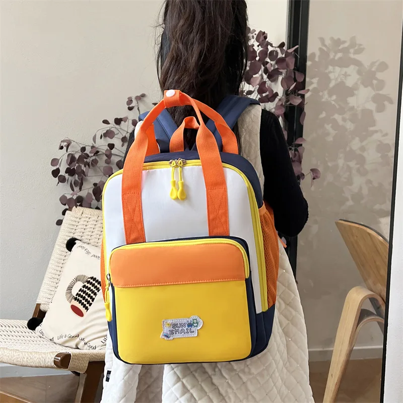 Clock Block School Bag for Girls Lightweight Multipurpose Kindergarten Backpack with Top Handle for Toddler Boys Kids Backpacks
Clock Block School Bag for Girls Lightweight Multipurpose Kindergarten Backpack with Top Handle for Toddler Boys Kids Backpacks