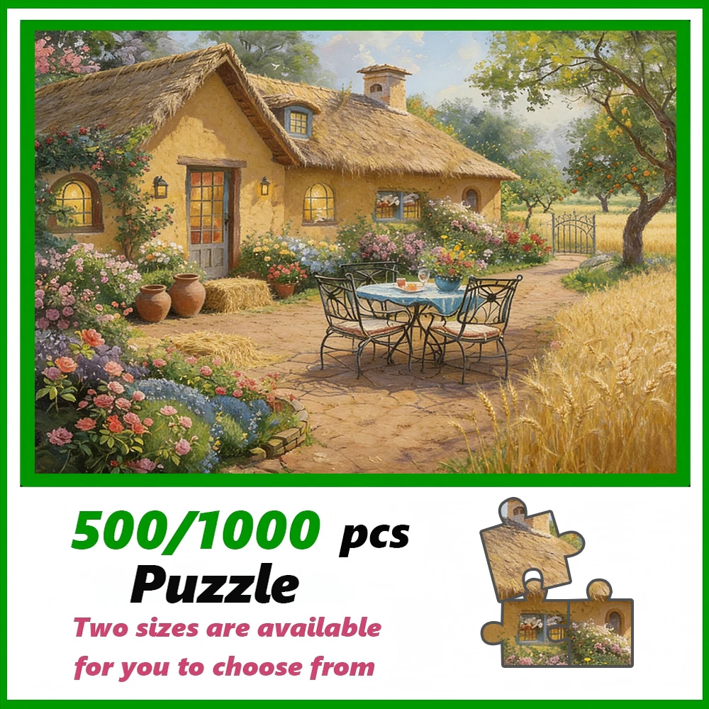 A high-quality 500/1000-piece puzzle, perfect for adults, is a fun family game that helps relieve stress and is great for birthd
A high-quality 500/1000-piece puzzle, perfect for adults, is a fun family game that helps relieve stress and is great for birthd