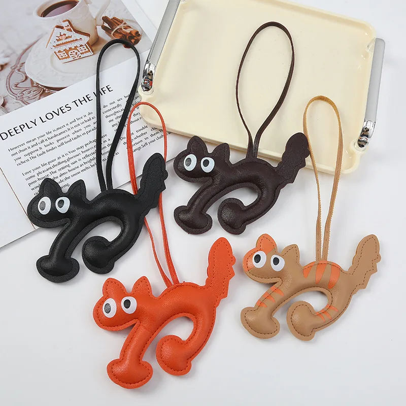 New Unisex Explosive Cat Pu Leather Keychain Creative Three-Dimensional Cute Bag Car Charm Pendant
New Unisex Explosive Cat Pu Leather Keychain Creative Three-Dimensional Cute Bag Car Charm Pendant