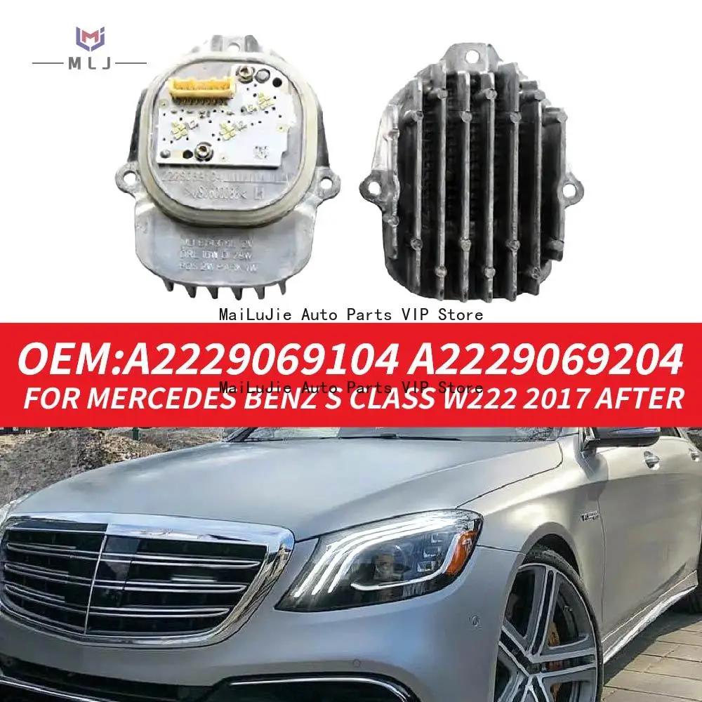 A2229069104 For Mercedes Benz S-Class W222 2017 After Headlight White Angel Eye DRL Module A2229069204 Car Light Accessories
A2229069104 For Mercedes Benz S-Class W222 2017 After Headlight White Angel Eye DRL Module A2229069204 Car Light Accessories