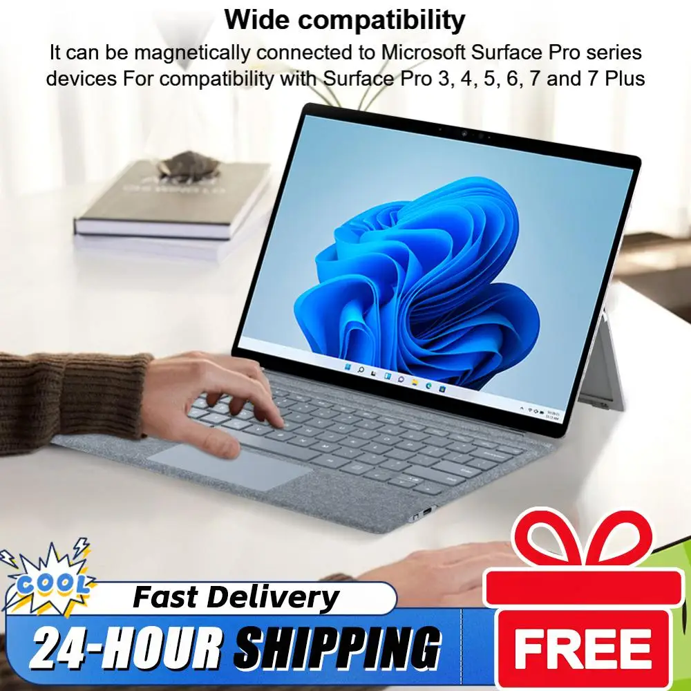 Тачпад-клавиатура с 7-цветной подсветкой, Bluetooth-совместимая беспроводная клавиатура с трекпадом для Microsoft Surface Pro 3, 4, 5, 6, 7, 7 Plus
Тачпад-клавиатура с 7-цветной подсветкой, Bluetooth-совместимая беспроводная клавиатура с трекпадом для Microsoft Surface Pro 3, 4, 5, 6, 7, 7 Plus