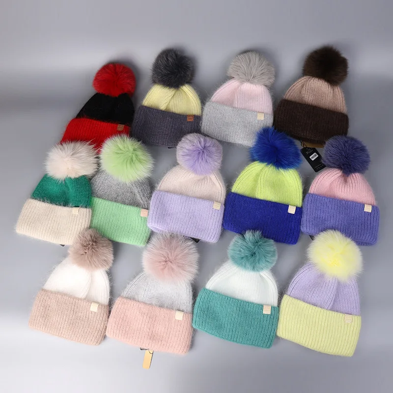 High-grade Rabbit Fur Wool Blended Knitted Beanie Cap Women's Winter Warm Fox Hairball Ear Protection Northeast Thick Wool Hat
High-grade Rabbit Fur Wool Blended Knitted Beanie Cap Women's Winter Warm Fox Hairball Ear Protection Northeast Thick Wool Hat