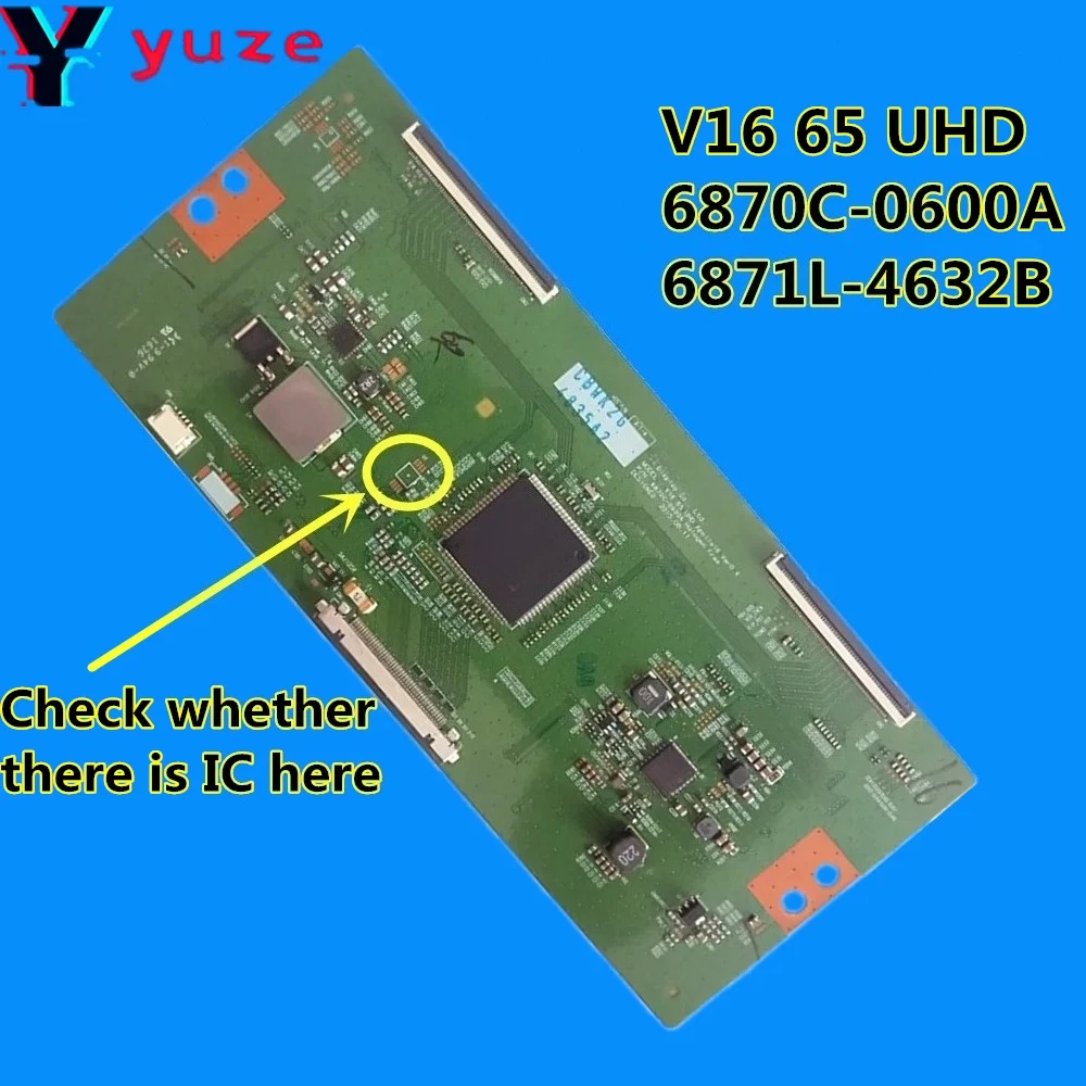 T-CON Logic Board V16 65 UHD 6870C-0600A 6871L-4632B For LG 4K 65LG61CH-CD 65UH615V 65UH652T 65UH6150-UB 65UH6550-UB 65UH650V
T-CON Logic Board V16 65 UHD 6870C-0600A 6871L-4632B For LG 4K 65LG61CH-CD 65UH615V 65UH652T 65UH6150-UB 65UH6550-UB 65UH650V