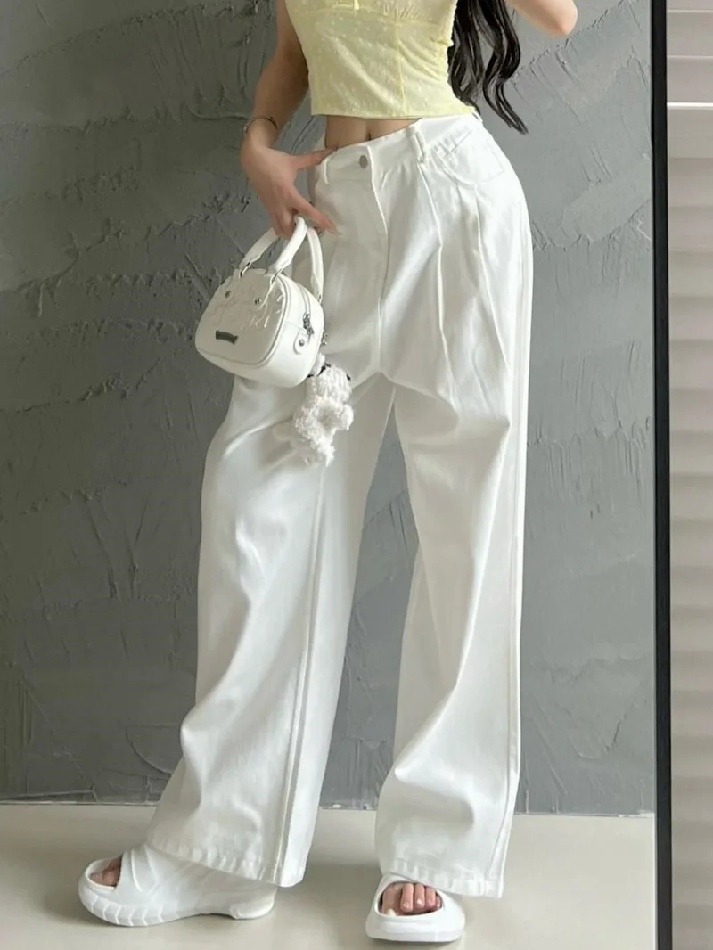 Jeans For White Women 2024 New Low Waist Loose Straight Leg Pants Wide Legs, Floor Dragging Casual Trousers Korean Women SR7I
Jeans For White Women 2024 New Low Waist Loose Straight Leg Pants Wide Legs, Floor Dragging Casual Trousers Korean Women SR7I