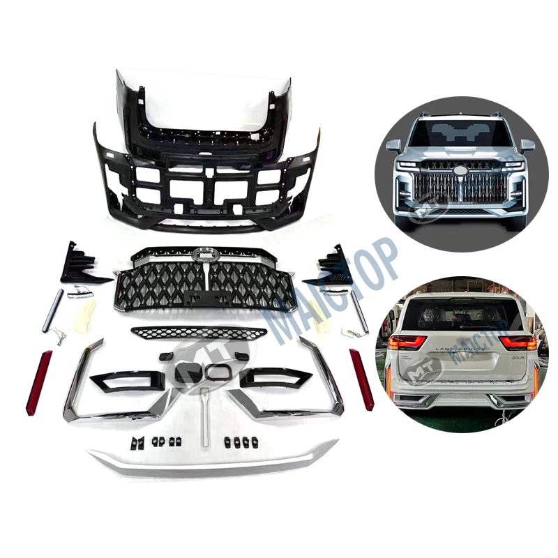 Maictop Car Accessories Conversion Upgrade Bumper Grill Body Kit for Lancruiser Lc 300 Series Lc300 FJ300 2022 2023
Maictop Car Accessories Conversion Upgrade Bumper Grill Body Kit for Lancruiser Lc 300 Series Lc300 FJ300 2022 2023