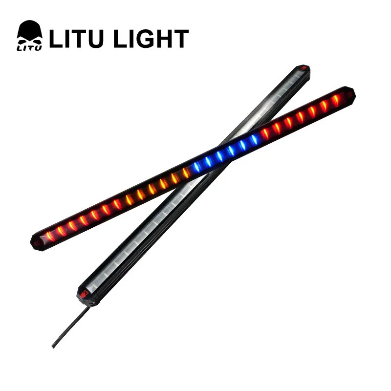27 Modes Flicker for Car Tail Upgrade Parts Dazzle Color LED Roof Light Bar 32 inch led driving brake flow turn indicator lights
27 Modes Flicker for Car Tail Upgrade Parts Dazzle Color LED Roof Light Bar 32 inch led driving brake flow turn indicator lights