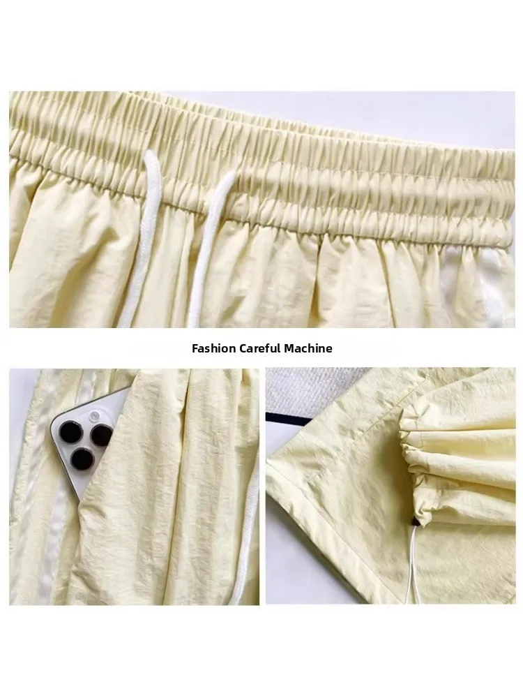 plus Size Women's Knot Quick Dry Work Pants Casual Loose Long Summer Thin Wide Leg Pants High Waist Straight Tube
plus Size Women's Knot Quick Dry Work Pants Casual Loose Long Summer Thin Wide Leg Pants High Waist Straight Tube