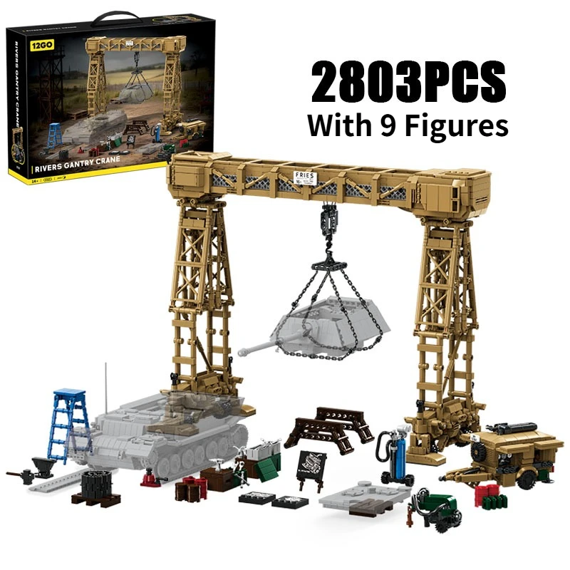Creative Heavy Tank Maintenance Diorama Base Rivers Telescopic Arm Model Building Blocks Construction Bricks Toy Gift For Adult
Creative Heavy Tank Maintenance Diorama Base Rivers Telescopic Arm Model Building Blocks Construction Bricks Toy Gift For Adult