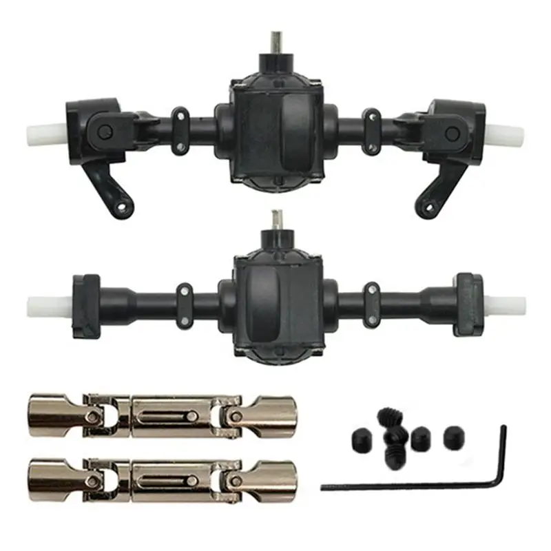 Best Upgrade Metal Gear Solid Front Axle + Rear Axle With 1 Set Axle Assembly Spare Parts For WPL 4WD RC Car RC Black
Best Upgrade Metal Gear Solid Front Axle + Rear Axle With 1 Set Axle Assembly Spare Parts For WPL 4WD RC Car RC Black