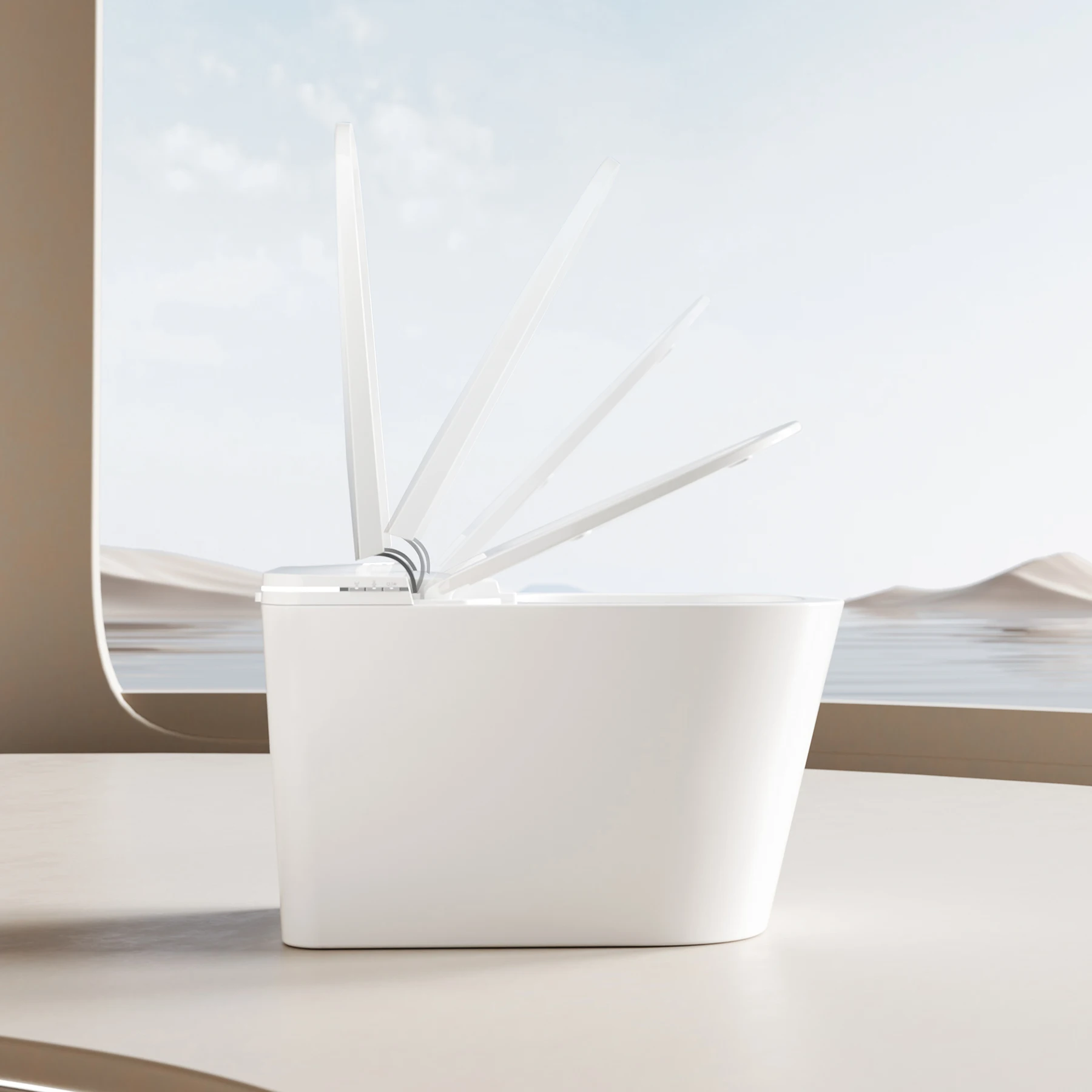 Automatic Modern Elongated Toilet Bowl Bidet Intelligent Toilet with Remote Control Electric Smart Toilet Water Closet
Automatic Modern Elongated Toilet Bowl Bidet Intelligent Toilet with Remote Control Electric Smart Toilet Water Closet