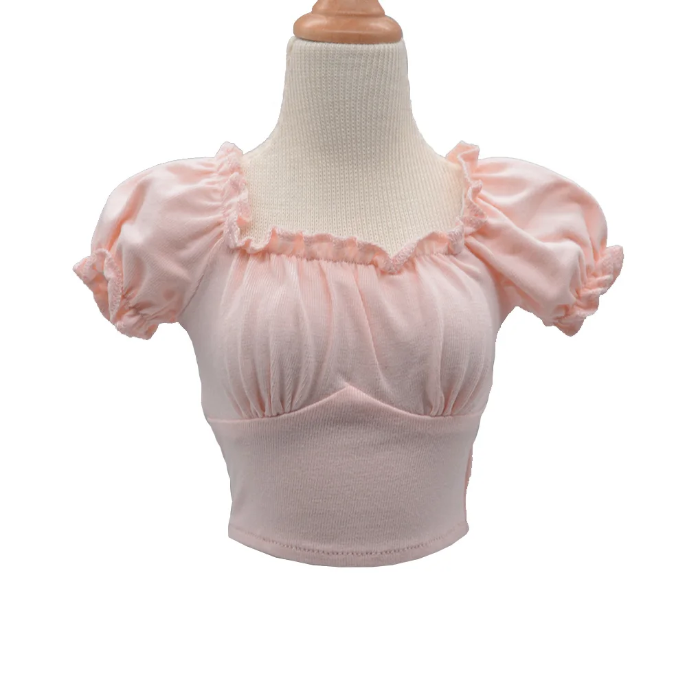 Clothes for doll Fashionable Ruffled T-shirt fits 60cm 1/3 BJD DD SD gift for girls
Clothes for doll Fashionable Ruffled T-shirt fits 60cm 1/3 BJD DD SD gift for girls