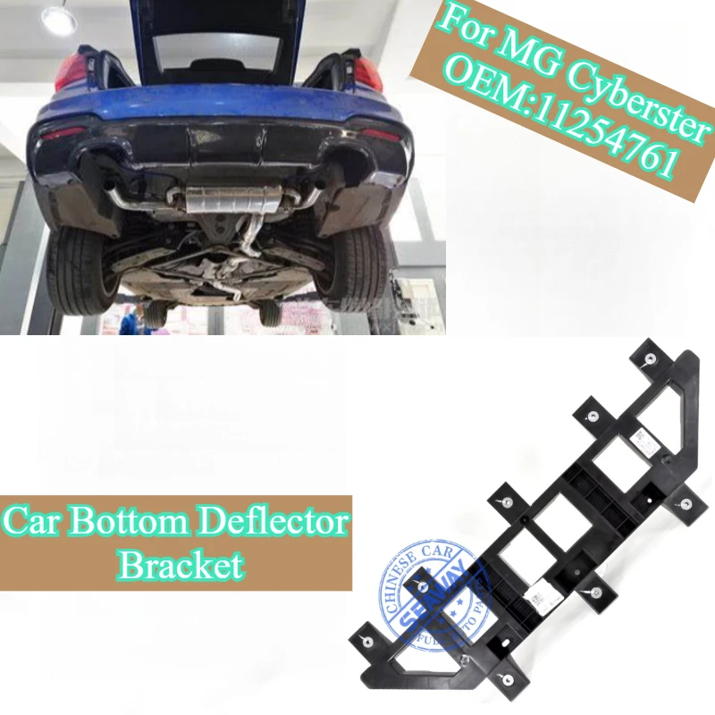 ABS Rear Bumper Spoiler Diffuser for MG Cyberster Shark Fin Design Body Kit with Bracket Automotive Bottom Deflector 11254761
ABS Rear Bumper Spoiler Diffuser for MG Cyberster Shark Fin Design Body Kit with Bracket Automotive Bottom Deflector 11254761