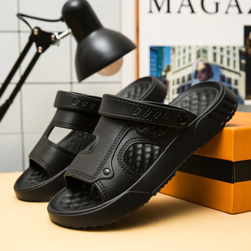 Men's sandals for summer outings, trendy and fashionable, wear-resistant with soft soles, water-friendly beach shoes, men's dual
Men's sandals for summer outings, trendy and fashionable, wear-resistant with soft soles, water-friendly beach shoes, men's dual