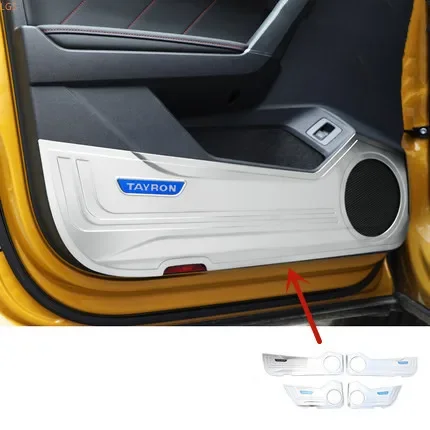 For Volkswagen TAYRON 2018-2022 stainless steel Car door anti-kick pad Anti-scratch protection decoration Car styling
For Volkswagen TAYRON 2018-2022 stainless steel Car door anti-kick pad Anti-scratch protection decoration Car styling
