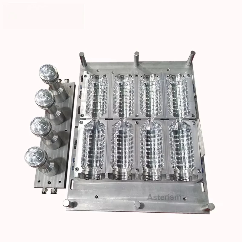 4 Cavity Blowing Mould Steel Aluminum Water Moulding Blown Molding Large Plastic Making PET Bottle Mold by Blow Machine
4 Cavity Blowing Mould Steel Aluminum Water Moulding Blown Molding Large Plastic Making PET Bottle Mold by Blow Machine