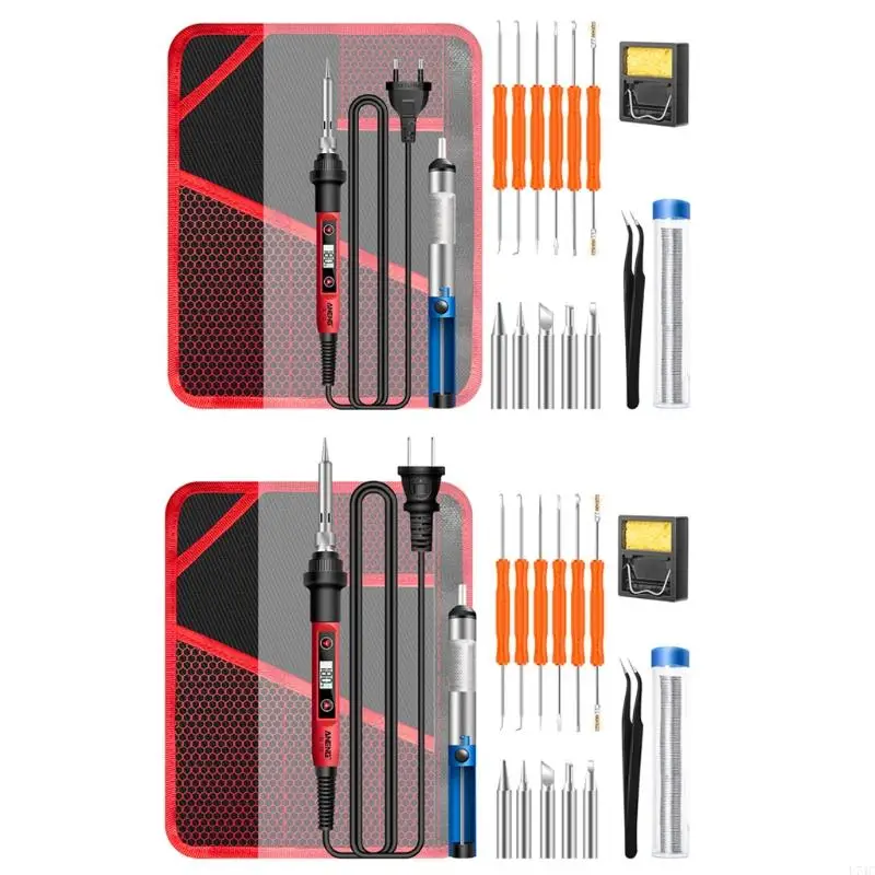 L74C 17 Pieces SL102 Soldeirng Iron Welding Tools for Electronic Enthusiasts
L74C 17 Pieces SL102 Soldeirng Iron Welding Tools for Electronic Enthusiasts