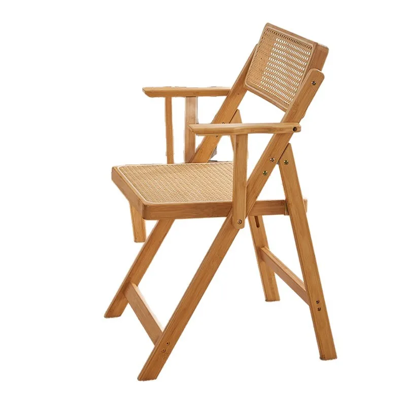 Rattan backrest dining household stool simple folding chair folding casual belt armrest rattan
Rattan backrest dining household stool simple folding chair folding casual belt armrest rattan