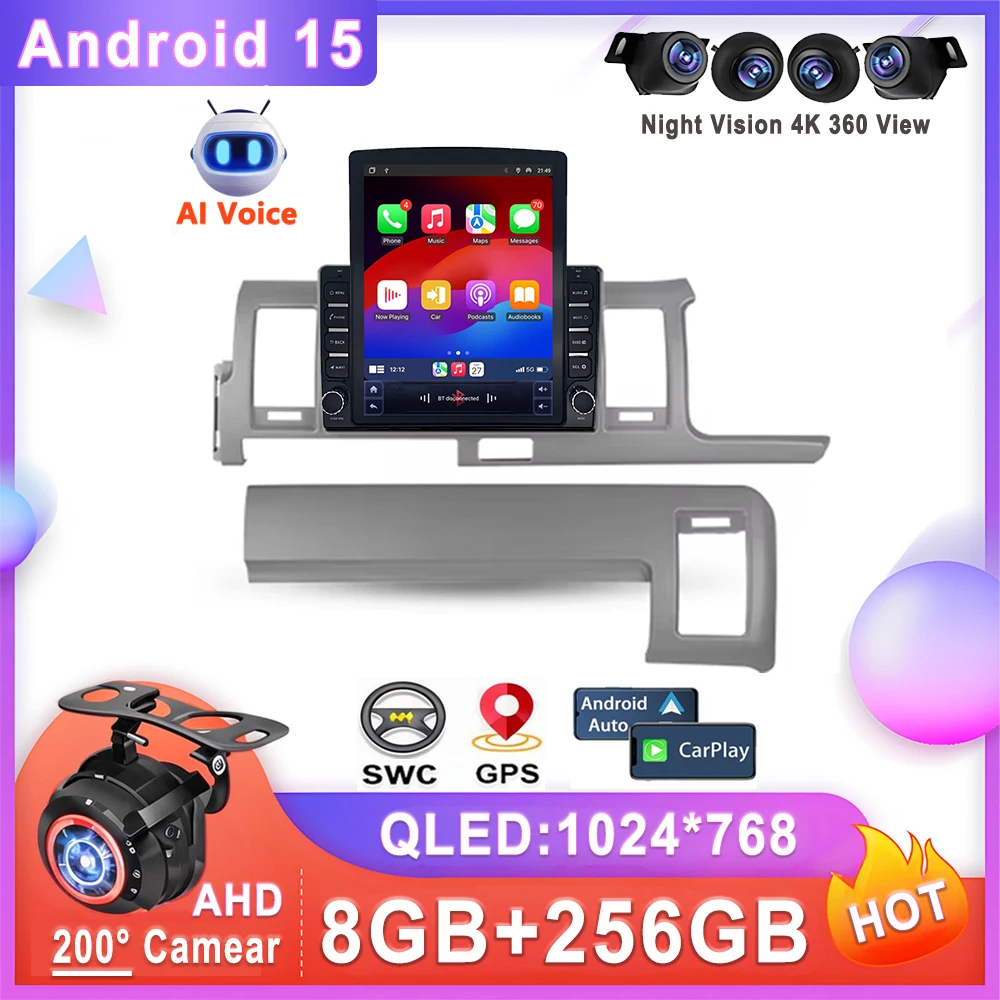 9.7" Android 15 For Toyota Hiace H200 2010 - 2018 Right hand drive Car Radio Multimedia Video Player Navigation GPS No 2Din DVD
9.7" Android 15 For Toyota Hiace H200 2010 - 2018 Right hand drive Car Radio Multimedia Video Player Navigation GPS No 2Din DVD