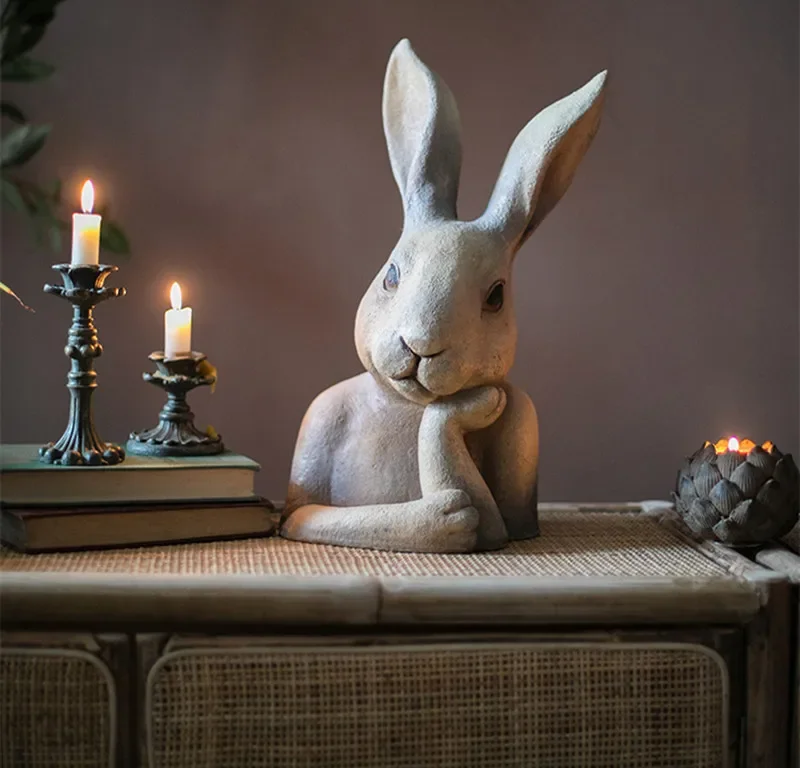 MGT-Creative Resin Rabbit Sculpture, Modern Home Decoration, Garden Crafts, Living Room Decoration, Statues, European
MGT-Creative Resin Rabbit Sculpture, Modern Home Decoration, Garden Crafts, Living Room Decoration, Statues, European