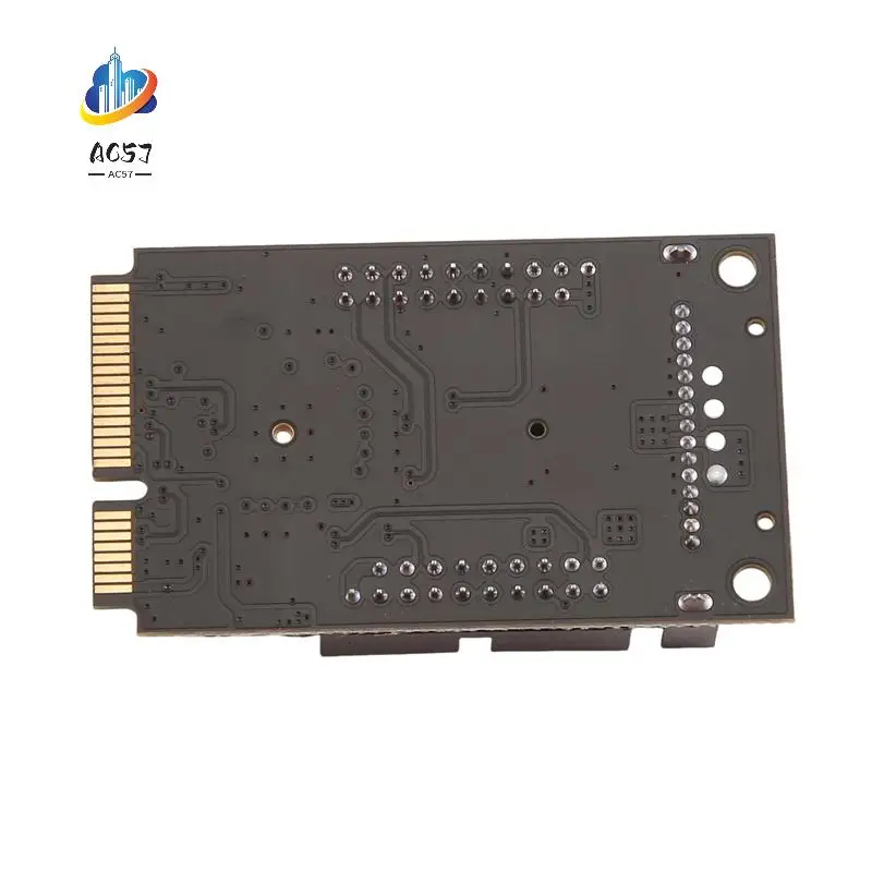 AC57-MINI PCI-E To Dual 19PIN Front 19-Pin 5Gbps Expansion Card 4-Port Adapter D720201 SATA Pickup Port Expansion Card Module
AC57-MINI PCI-E To Dual 19PIN Front 19-Pin 5Gbps Expansion Card 4-Port Adapter D720201 SATA Pickup Port Expansion Card Module