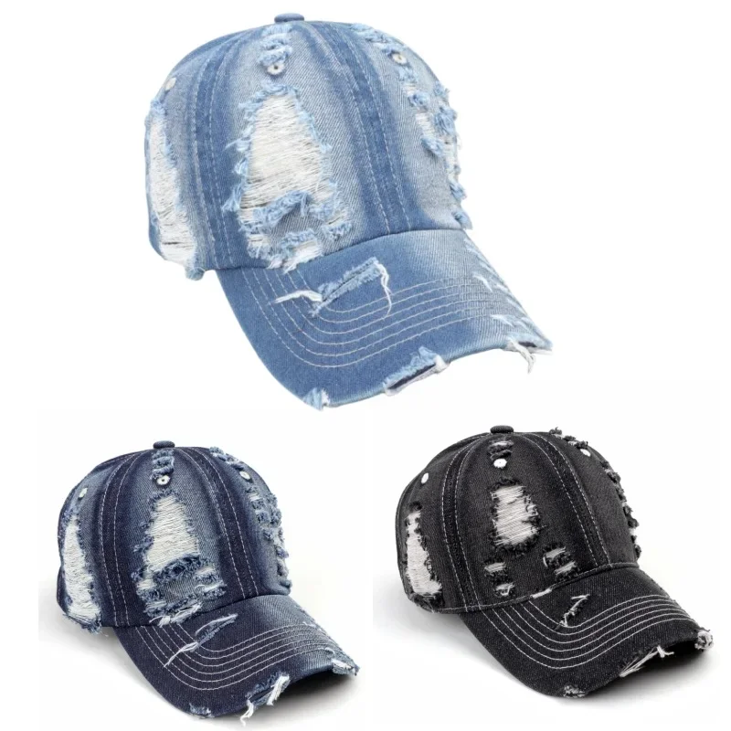 Men and Women's Baseball Caps, Hip Hop Street Trendy Hats, Distressed Denim, Cool Kpop Visor
Men and Women's Baseball Caps, Hip Hop Street Trendy Hats, Distressed Denim, Cool Kpop Visor