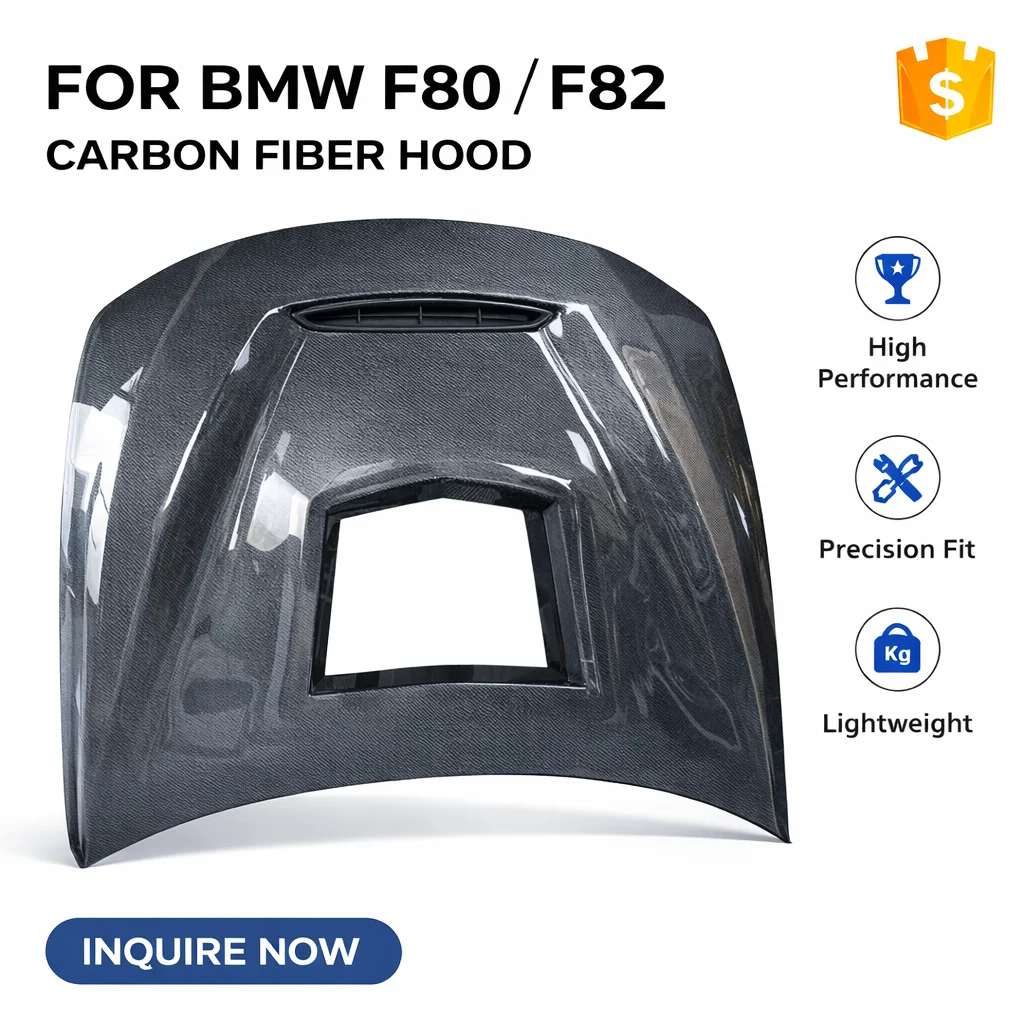 Transparent Glass Center Carbon Fiber Hood for BMW F80 M3 F82 F83 M4 2014-2020 Engine Bonnet Show-Car Style Body Kit
Transparent Glass Center Carbon Fiber Hood for BMW F80 M3 F82 F83 M4 2014-2020 Engine Bonnet Show-Car Style Body Kit