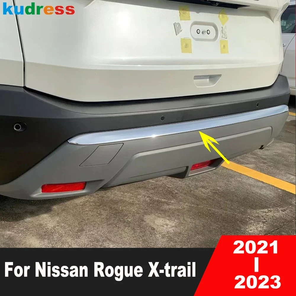 Накладка на задний бампер для Nissan X-trail Rogue T33 2021 2022 2023, хромированная накладка на нижнюю губу багажника автомобиля, аксессуары
Накладка на задний бампер для Nissan X-trail Rogue T33 2021 2022 2023, хромированная накладка на нижнюю губу багажника автомобиля, аксессуары