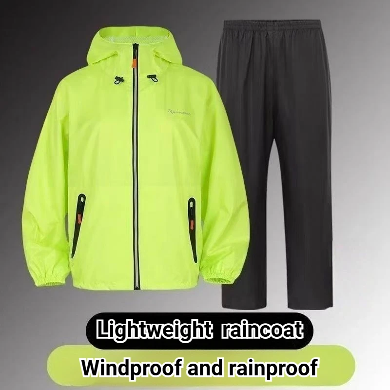 Raincoat Rain Pants Set Thin Men's Women's Split Rainstorm-proof Cycling Motorcycle Electric Vehicle Impermeable Motociclista
Raincoat Rain Pants Set Thin Men's Women's Split Rainstorm-proof Cycling Motorcycle Electric Vehicle Impermeable Motociclista