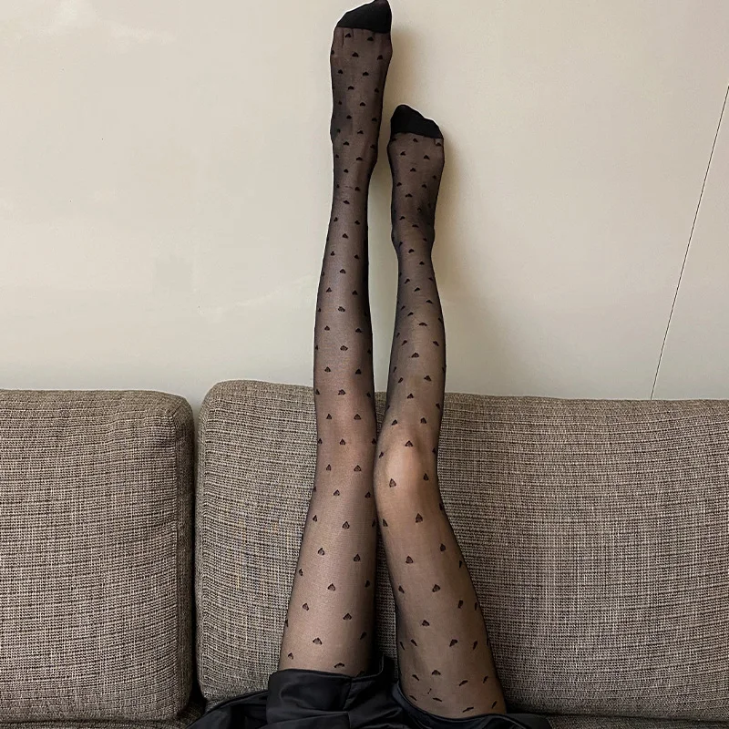 Sexy Women's Love Stockings Breathable Stockings Sanrio Black Stockings Lolita Sexy Tights Anime Kuromi Style Fishnet Stockings
Sexy Women's Love Stockings Breathable Stockings Sanrio Black Stockings Lolita Sexy Tights Anime Kuromi Style Fishnet Stockings