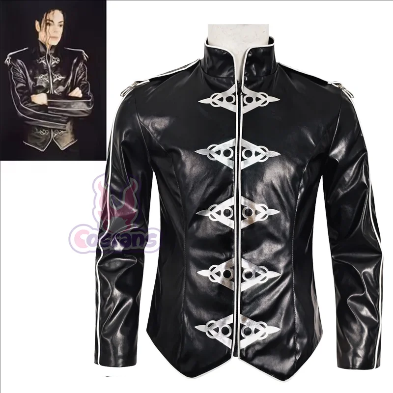Adult Celebrity Concert Stage Costume Black Leather Jacket Punk Heavy Metal Unisex Halloween Carnival Party Comic-Con Outfit
Adult Celebrity Concert Stage Costume Black Leather Jacket Punk Heavy Metal Unisex Halloween Carnival Party Comic-Con Outfit