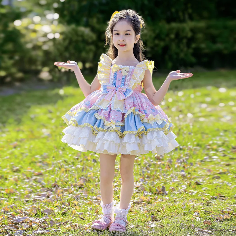 Teen Girl Clothes New Girls Lolita Princess Vest Dress Kids Sweet Cartoon Tutu Skirt Party Puffy Sleeveless Gown Spring Autumn
Teen Girl Clothes New Girls Lolita Princess Vest Dress Kids Sweet Cartoon Tutu Skirt Party Puffy Sleeveless Gown Spring Autumn