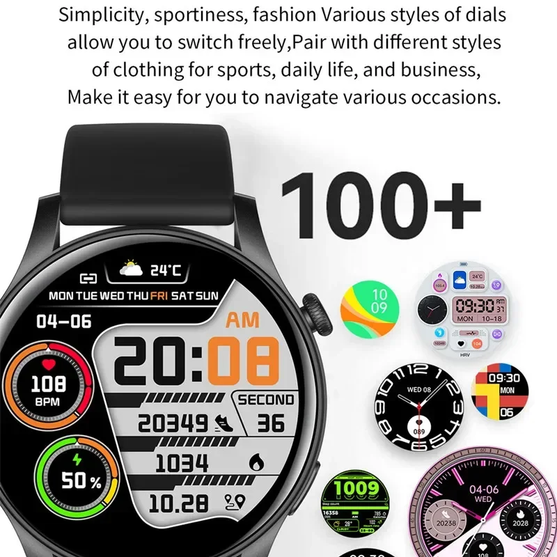 1.43 inch AMOLED HD Screen BT Smart Watch Call AI Voice Assistant Heart Rate 100+ Sport Fitness Tracker Men Women Smartwatch
1.43 inch AMOLED HD Screen BT Smart Watch Call AI Voice Assistant Heart Rate 100+ Sport Fitness Tracker Men Women Smartwatch
