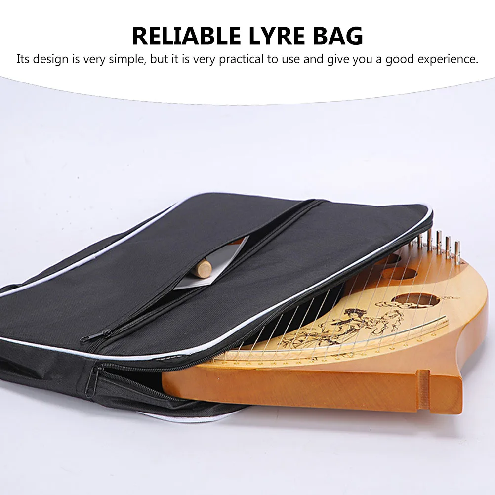Thickened Lyre Backpack Foldable Lightweight Portable Bag Universal Storage Pouch for 10 24 String Harp Case
Thickened Lyre Backpack Foldable Lightweight Portable Bag Universal Storage Pouch for 10 24 String Harp Case