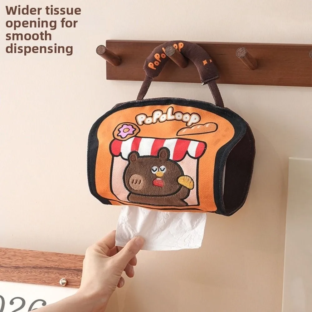 Стильный мультяшный подвесной держатель для салфеток, милый многоразовый органайзер для хранения салфеток, компактный универсальный портативный чехол для салфеток для кухни
Стильный мультяшный подвесной держатель для салфеток, милый многоразовый органайзер для хранения салфеток, компактный универсальный портативный чехол для салфеток для кухни