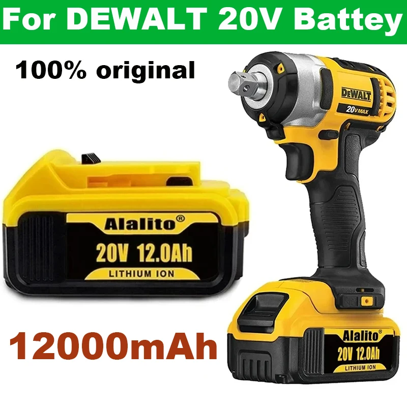 Original DCB200 20V 12000mAh Lithium Replacement Battery For Dewalt 18V DCB184 DCB200 DCB182 DCB180 DCB181 DCB182 DCB201 DCB206
Original DCB200 20V 12000mAh Lithium Replacement Battery For Dewalt 18V DCB184 DCB200 DCB182 DCB180 DCB181 DCB182 DCB201 DCB206