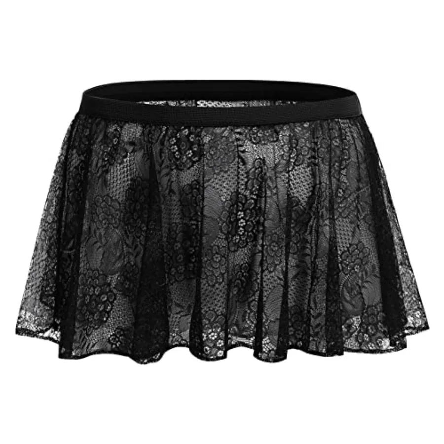 ABAFIP Sissy Skirts for Men Crossdressing Lingerie Sheer Lace Floral Fla Pleated Micro Mini Skirt Nightwear
ABAFIP Sissy Skirts for Men Crossdressing Lingerie Sheer Lace Floral Fla Pleated Micro Mini Skirt Nightwear