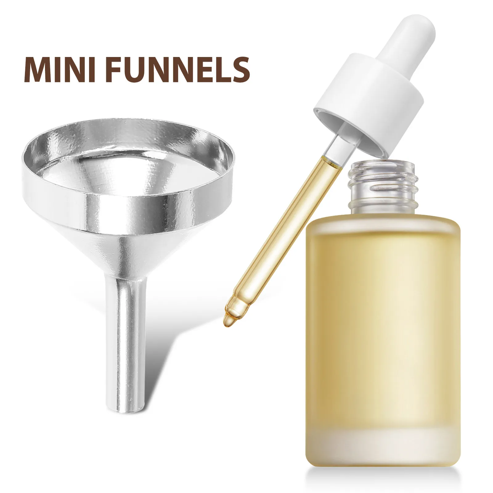 1Set Smooth Surface Mini Funnel Metal Perfume Filling Tool Essential Oil Refill Small Bottle Transfer Dispensing Funnel
1Set Smooth Surface Mini Funnel Metal Perfume Filling Tool Essential Oil Refill Small Bottle Transfer Dispensing Funnel