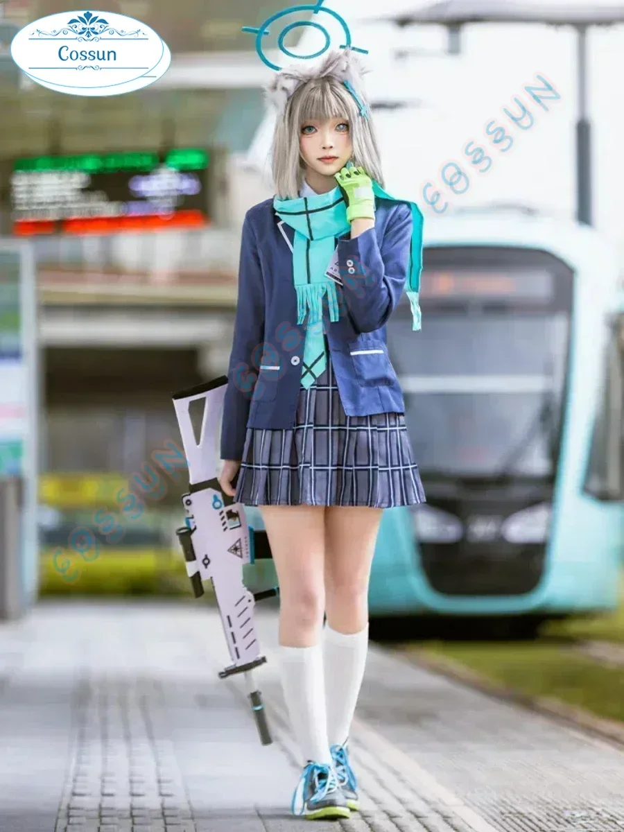 COSSUN Blue Archive Sunaokami Shiroko Косплей Костюм Cos Game Аниме Вечеринка Униформа Хэллоуин Играть Ролевая Одежда Одежда
COSSUN Blue Archive Sunaokami Shiroko Косплей Костюм Cos Game Аниме Вечеринка Униформа Хэллоуин Играть Ролевая Одежда Одежда