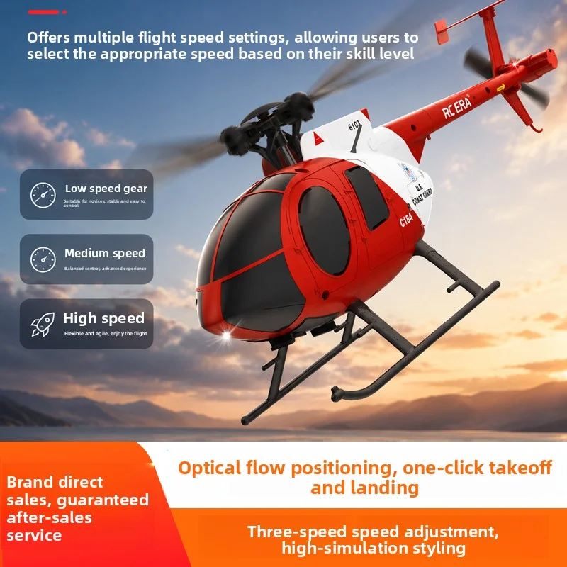 RC ERA C184 RC Helicopter 2.4G 6-Aixs Gyroscope 4CH Altitude Hold Optical Flow Remote Control Helicopter Toys For Kid Adult
RC ERA C184 RC Helicopter 2.4G 6-Aixs Gyroscope 4CH Altitude Hold Optical Flow Remote Control Helicopter Toys For Kid Adult