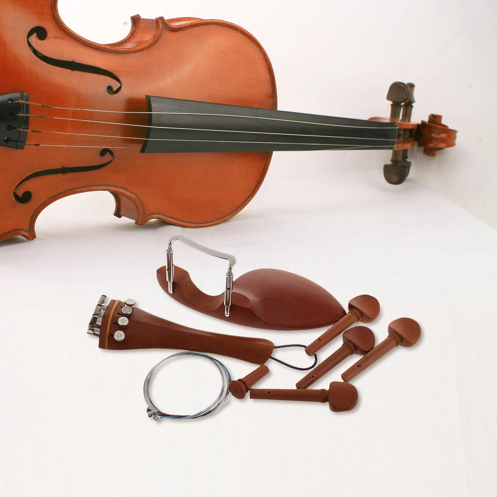 Violin Accessories Bridge Protector Viola Chin Rest Beginner Instrument Parts and Adjuster Attachment for Adults Peg Ebony
Violin Accessories Bridge Protector Viola Chin Rest Beginner Instrument Parts and Adjuster Attachment for Adults Peg Ebony